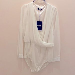 NWT SZ 20  PEARL BODYSUIT by Misguided